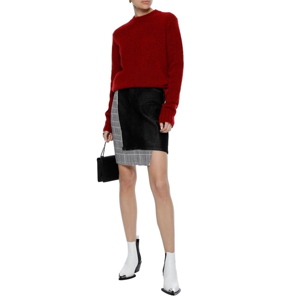 Helmut Lang Brushed Melange Knitted Sweater